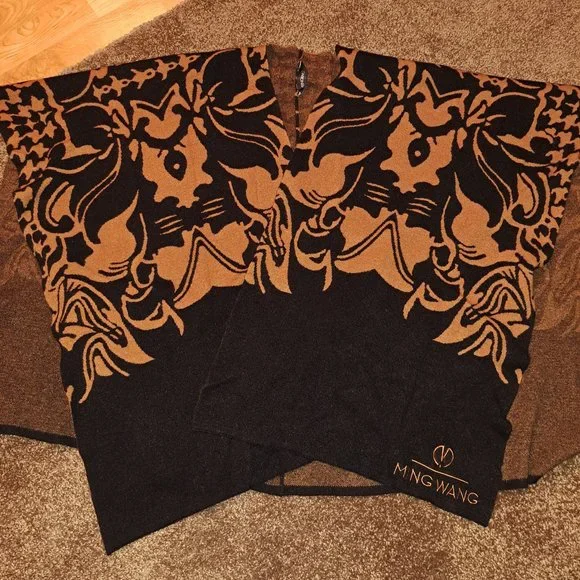 Ming Wang Spreading Hope Sweater Wrap one size - Picture 5 of 9